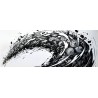 Tumultueux - Collection Spirales (Impression Aluminium 105x40cm)